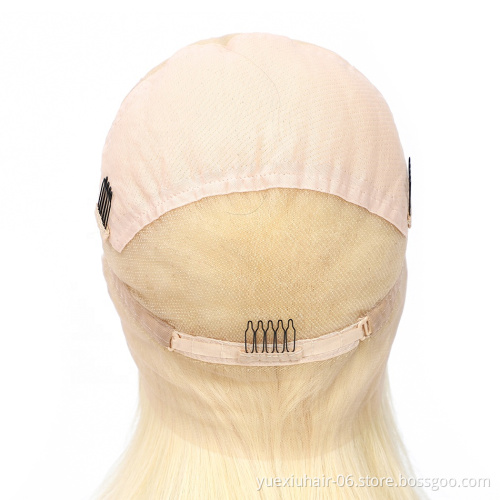 613 Blonde Full Lace Wig Brazilian Virgin Human Hair Wigs For Black Women,Short Bob Wig